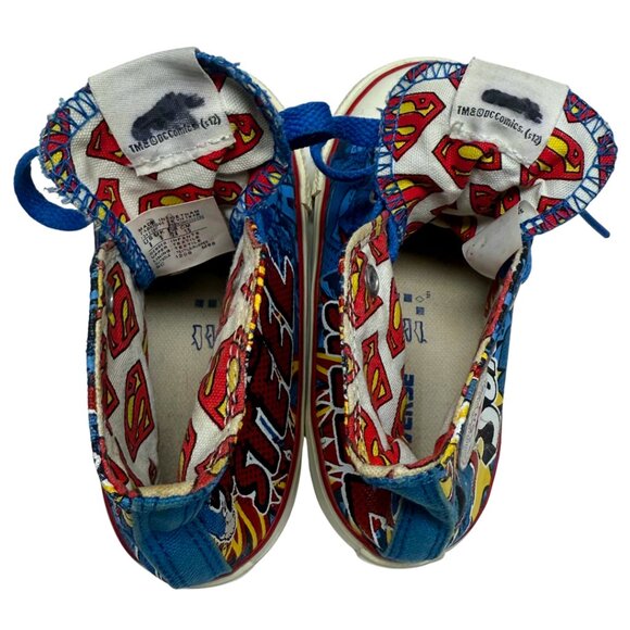 Converse Chuck Taylor All Star Superman High‑Top Sneakers Infant Size 8 | DC - Picture 12 of 17